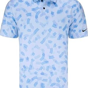 Nike Blue Performance Polo Shirt men’s size large drifit